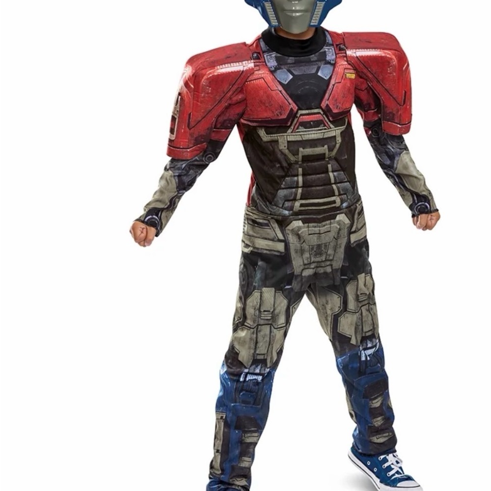 Kids Robot Costume - Red and Blue - Picture 3 of 9
